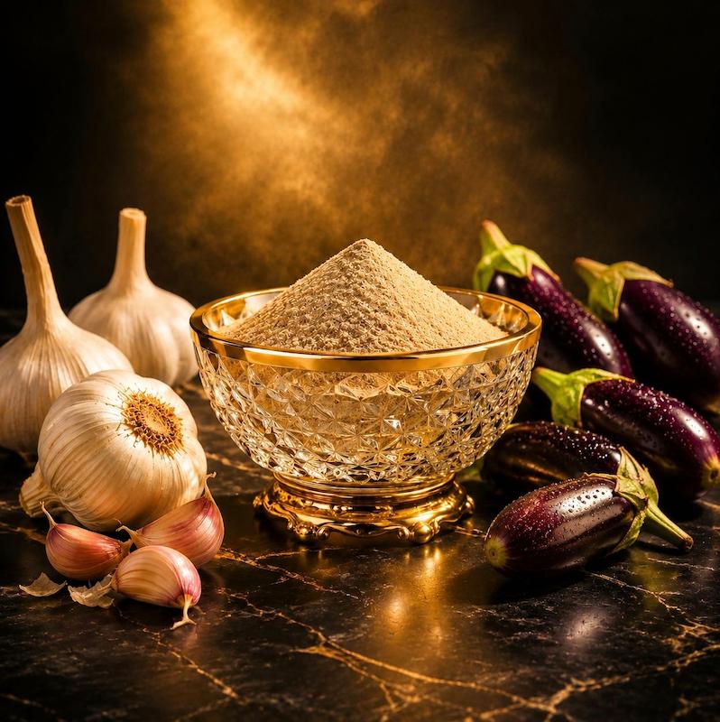 پودر سیردودی و بادمجان کبابی «ما۳تا»