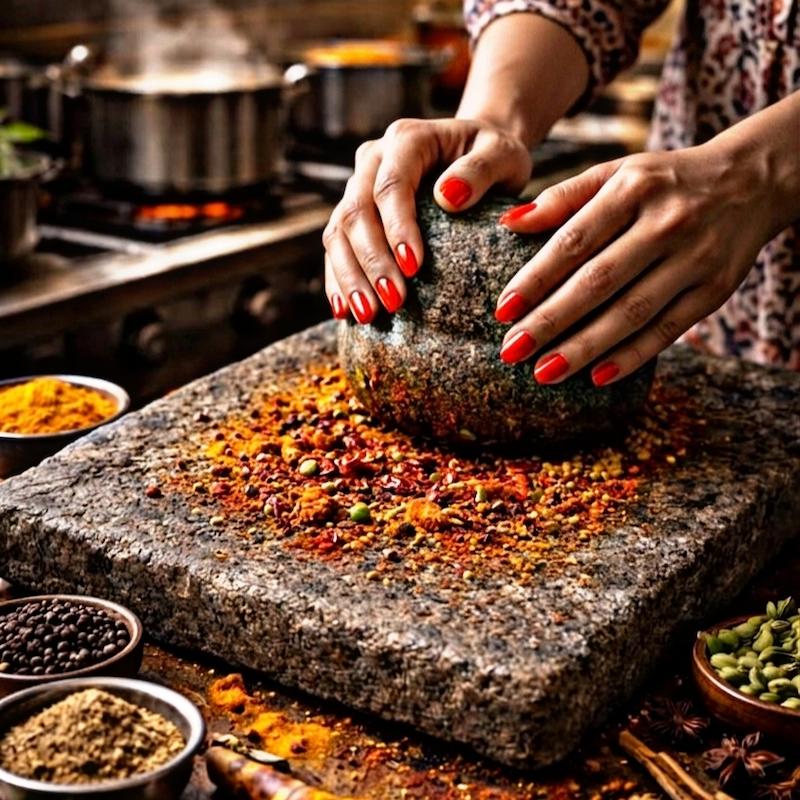 ادویه کاری سنتی سنگ ساب«ما۳تا»