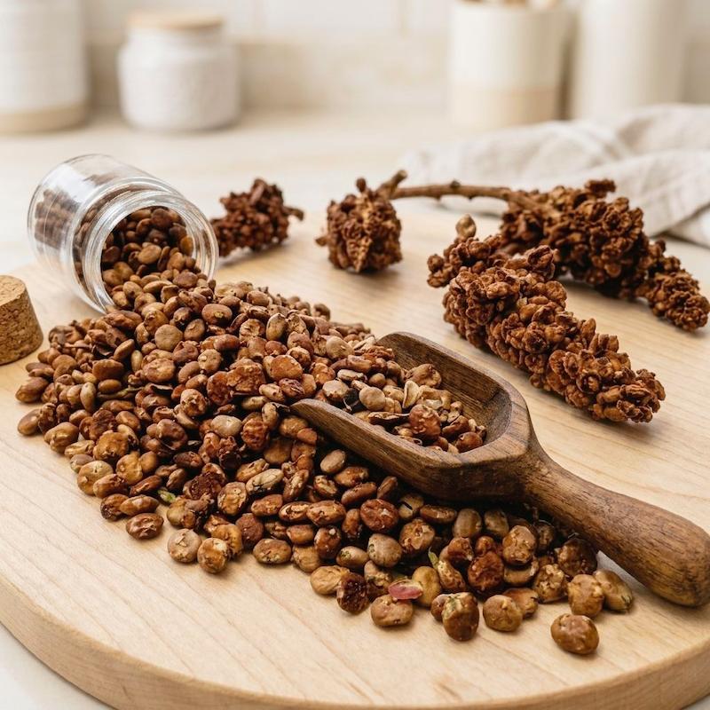 سماق،قهوه ای،دانه،ناساب،شهمیرزاد،خرید،ترش،آشپزی،چلوکباب