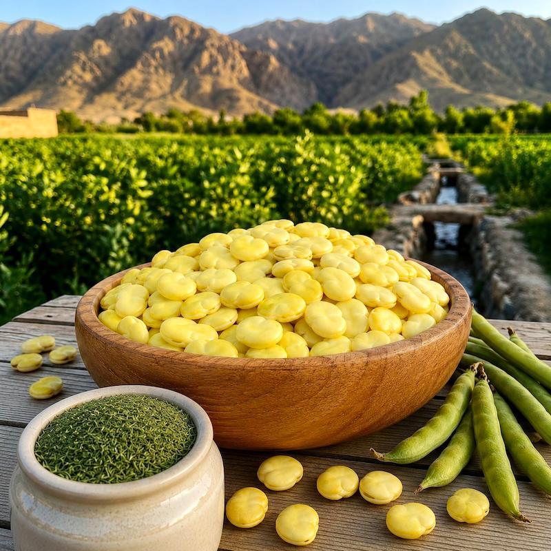 لپه باقالی, لپه باقالی زرد, باقالی کره ای, باقالی قمصر کاشان, لپه باقالی زودپز, باقالی پلو, ادویه ما۳تا, خرید باقالی, اصفهان