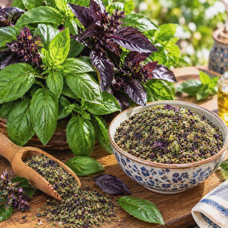 ریحان میکس، ریحان سبز، ریحان بنفش، ریحان ناژوان، بیشه ناژوان، ریحان اصفهان، ادویه ما۳تا، ادویه، اصفهان، ریحان خشک، ریحان گرانولی، فروشگاه اینترنتی، آنلاین شاپ، ارسال سراسر کشور، روژان ناصربخت mixed basil, green basil, purple basil, dried basil, basil granules, Najavan basil, Isfahan basil, Iranian basil, Persian basil, premium basil, aromatic basil, basil blend, dried herbs, Advieh Ma3ta, Isfahan spice