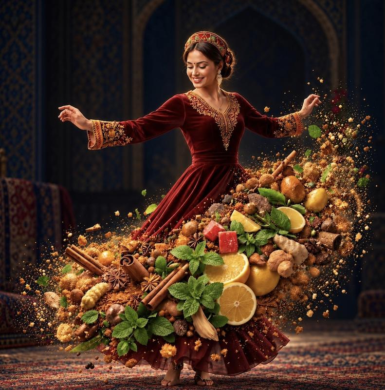ادویه برقصا، ما۳تا، ادویه ایرانی، ادویه اصفهان، ادویه مخلوط، ادویه خوش‌عطر، ادویه خانگی، ادویه کباب، ادویه خورش، ادویه پلو، ادویه لوکس، خرید ادویه، ادویه آماده، طعم‌دهنده، ادویه پرتاپیک Iranian spice blend, Persian spice mix, Isfahan spices, Baregsa spice, Ma3ta spice, luxury spice blend, aromatic seasoning, all-purpose spice, buy Persian spices, kebab seasoning, stew seasoning, rice seasoning, cinnamon ginger mint blend, homemade spice mix, gourmet spices