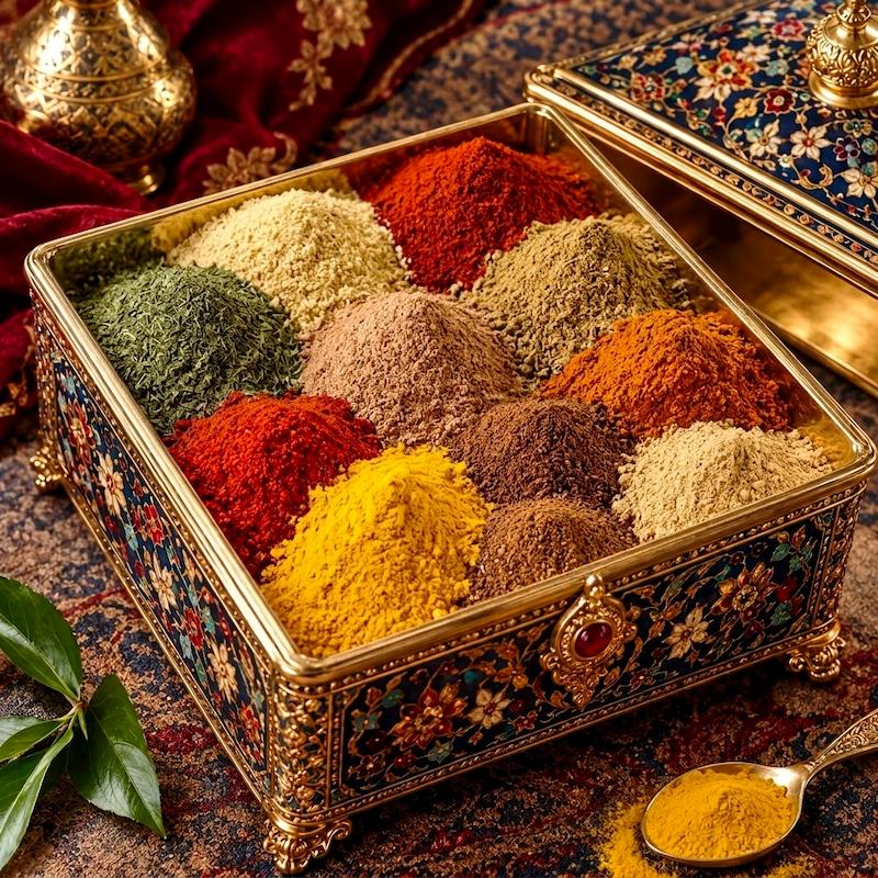ادویه تندوری، ادویه تندوری ایرانی، ادویه تندوری سنتی، ادویه تندوری ما۳تا، ادویه ما۳تا، ادویه مرغ تندوری، ادویه جوجه تنوری، ادویه کباب و باربیکیو، ادویه مرغ کبابی، ادویه ملایم، ادویه مخصوص مرغ، ادویه فر و باربیکیو، خرید ادویه از اصفهان، ادویه اصفهان، ادویه لوکس tandoori spice, tandoori masala, Persian tandoori seasoning, Iranian style tandoori, mild tandoori spice, tandoori chicken seasoning, barbecue spice blend, grilled chicken seasoning, paprika rosemary spice mix, yellow mustard spice blend, Persian spice blend, traditional spice mix, buy spices Iran, Isfahan spices, Ma3ta spices