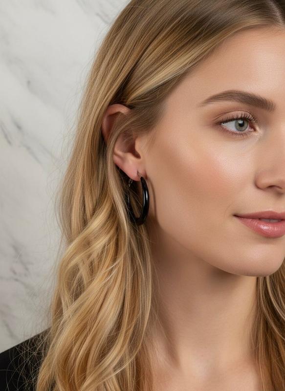 گوشواره black round