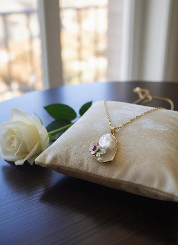 گردنبند مینا big pearl