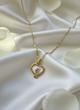 گردنبند مینا  gold heart
