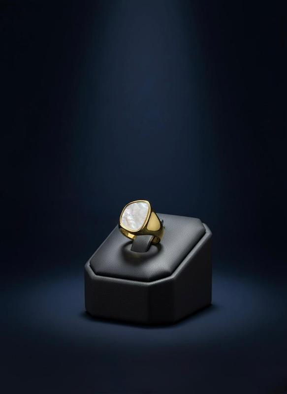 انگشتر میناکاری صدفی 8