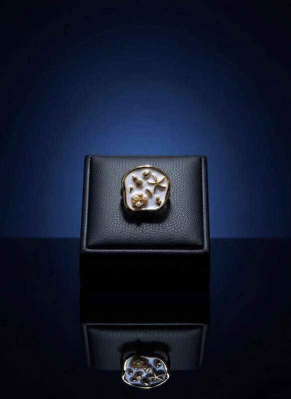 انگشتر میناکاری ساحل