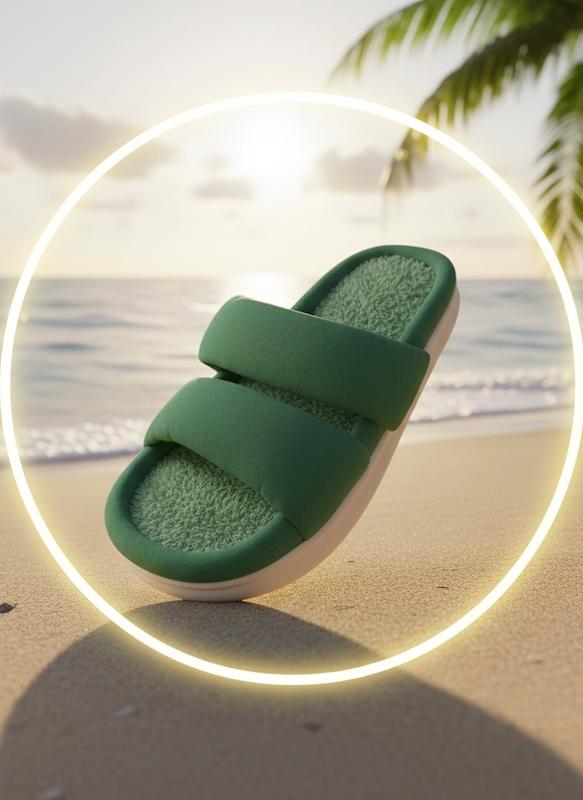 اسلیپر دو بند سبز 