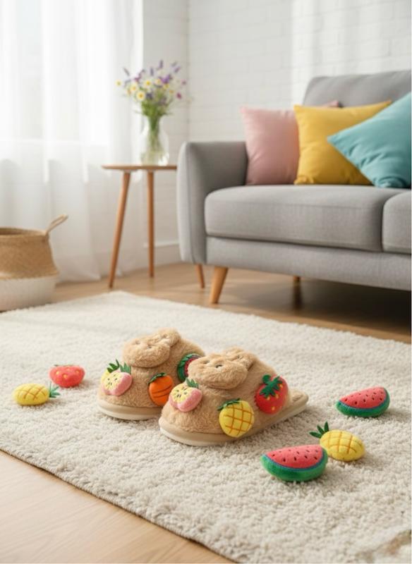 اسلیپر زنانه میوه قهوه ای