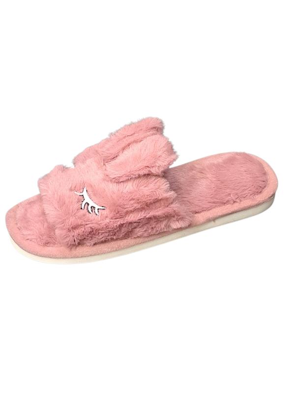 اسلیپر لواشکی چشم خرگوش صورتی