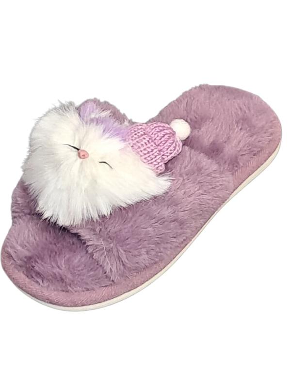 پاپوش و اسلیپر بچه گانه گربه بنفش