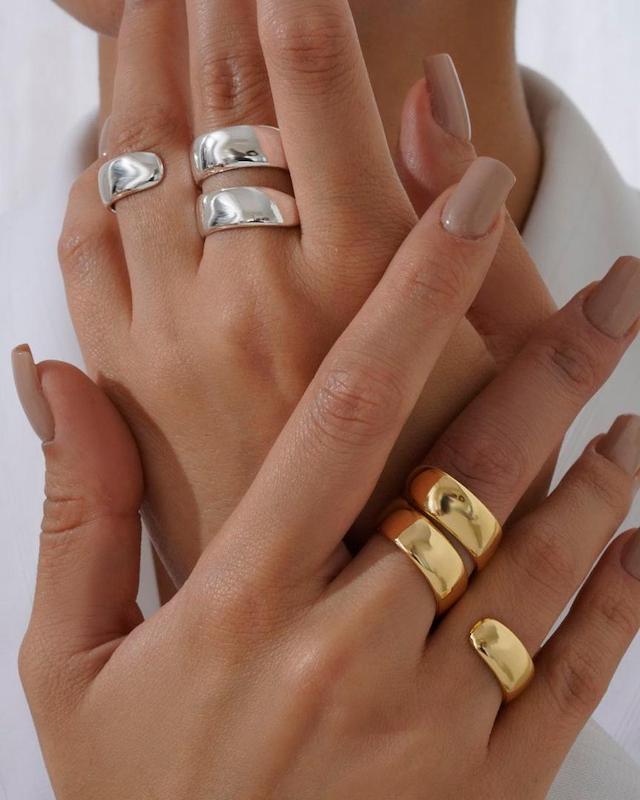 انگشتر مینیمال  دوقلوrub37