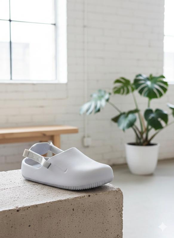 دمپایی مردانه NIKE (نایکی)وارداتی کفی نرم رویه بسته طوسی