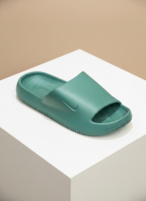 دمپایی مردانه نایکی NIKE وارداتی رویه ساده کف EVA رنگ سبز