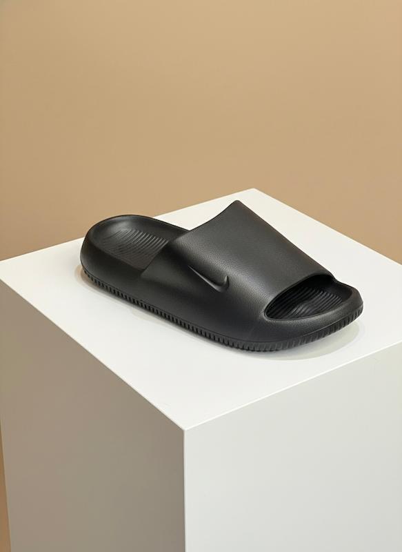 دمپایی مردانه نایکی NIKE وارداتی رویه ساده کفی EVA رنگ مشکی