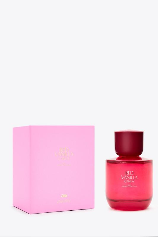  عطر(ادکلن) وارداتی زنانه  برند زارا ZARA RED VANILIA CANDY رایحه  میوه ای و کاراملی ۹۰ میل
