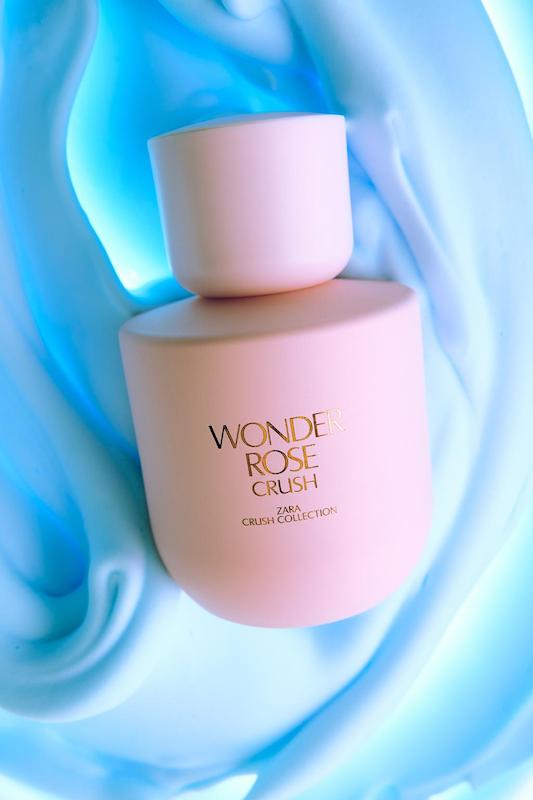  عطر(ادکلن) وارداتی زنانه  برند زارا ZARA  WONDER ROSE CRUSH رایحه  میوه ای و گلی ۹۰ میل