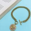 دستبند زنانه وارداتی طرح کارتیر cartier ورساچه versace رنگ طلایی