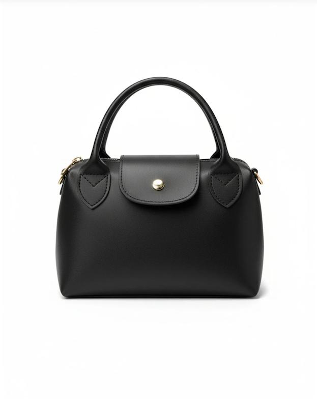کیف زنانه مینیمال مشکی لانگ چامپ longchamp