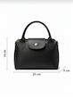 کیف زنانه مینیمال مشکی لانگ چامپ longchamp