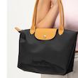 کیف زنانه مشکی بزرگ مینیمال مارک بنتون benetton مدل لانک چامپ longchamp