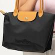 کیف زنانه مشکی بزرگ مینیمال مارک بنتون benetton مدل لانک چامپ longchamp