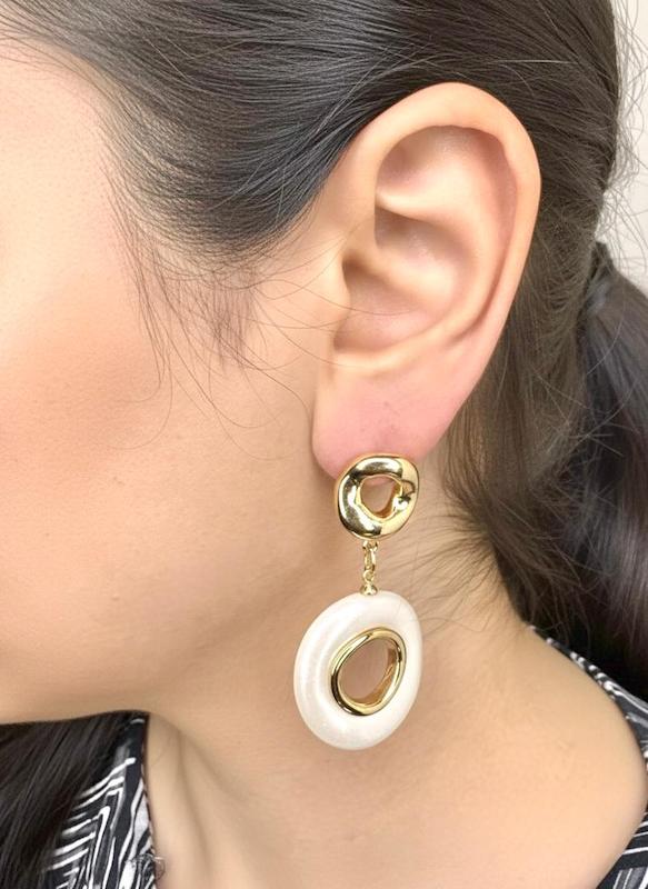 گوشواره زنانه Pearl hole