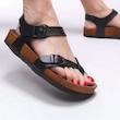 صندل زنانه وارداتی ترک ، سبک ، چرم ، کژوال مشابه  birkenstock