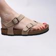 صندل زنانه وارداتی ترک ، سبک ، چرم ، کژوال مشابه  birkenstock