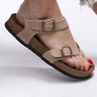 صندل زنانه وارداتی ترک ، سبک ، چرم ، کژوال مشابه  birkenstock