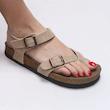 صندل زنانه وارداتی ترک ، سبک ، چرم ، کژوال مشابه  birkenstock