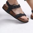 صندل زنانه وارداتی ترک ، سبک ، چرم ، کژوال مشابه  birkenstock