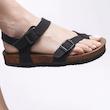 صندل زنانه وارداتی ترک ، سبک ، چرم ، کژوال مشابه  birkenstock