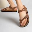 صندل زنانه وارداتی ترک ، سبک ، چرم ، کژوال مشابه  birkenstock