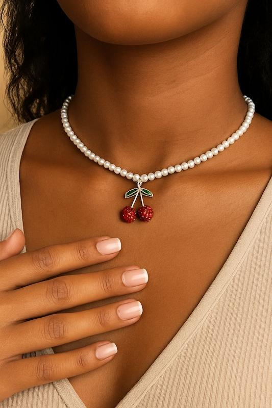 گردنبند Cherry pearl