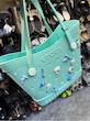 ماکسی بسکت کیف استخری و ساحلی و کراکسی دوبند طرح crocs رنگ سبز