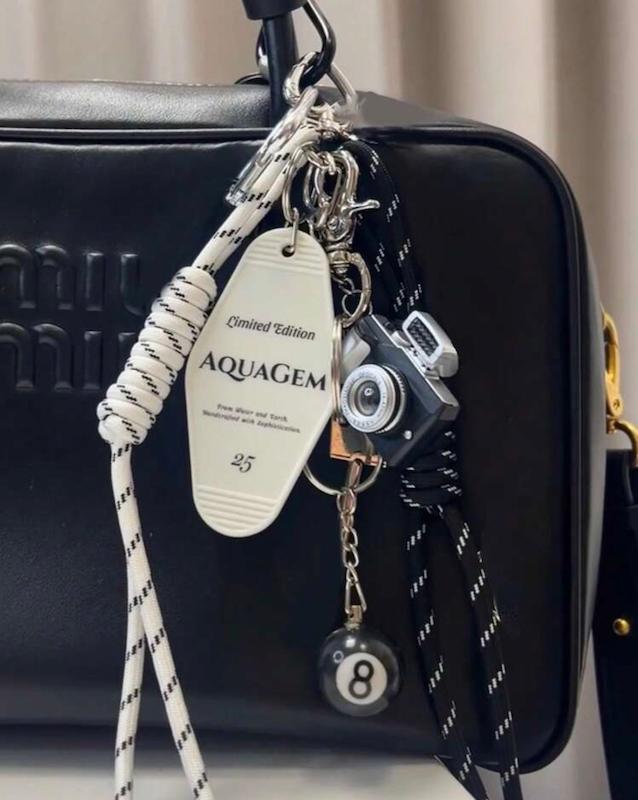 چارم بگ و‌ آویز کیف وارداتی مسافری طرح camera 