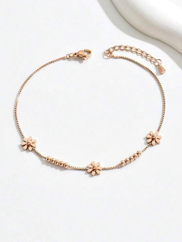 پابند زنانه وارداتی طرح ون کلیف van cleef رنگ رز گلد
