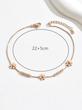 پابند زنانه وارداتی طرح ون کلیف van cleef رنگ رز گلد