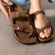 صندل زنانه وارداتی ترک ، سبک ، چرم ، کژوال مشابه  birkenstock