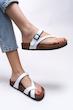 صندل زنانه وارداتی ترک ، سبک ، چرم ، کژوال مشابه  birkenstock