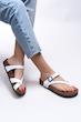 صندل زنانه وارداتی ترک ، سبک ، چرم ، کژوال مشابه  birkenstock