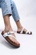 صندل زنانه وارداتی ترک ، سبک ، چرم ، کژوال مشابه  birkenstock