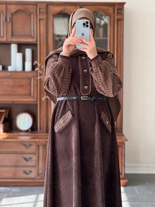 پالتو عبایی قهوه ای