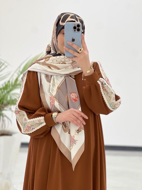 عبای افتاب رنگ اجری