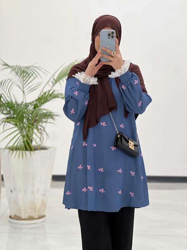 مانتو جین کاغذی 