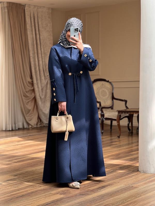 عبای ونکلیف سرمه ای