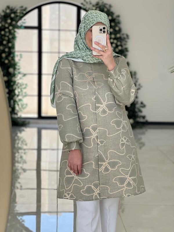 مانتو پروانه سبز