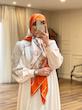 عبای آلا رنگ شیری
